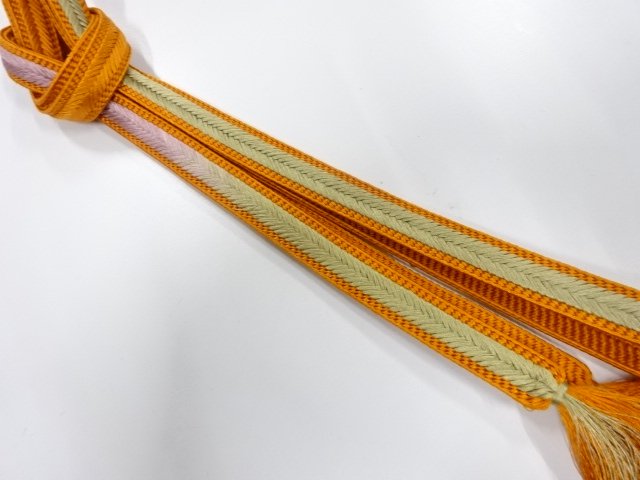 正絹　手組帯締め